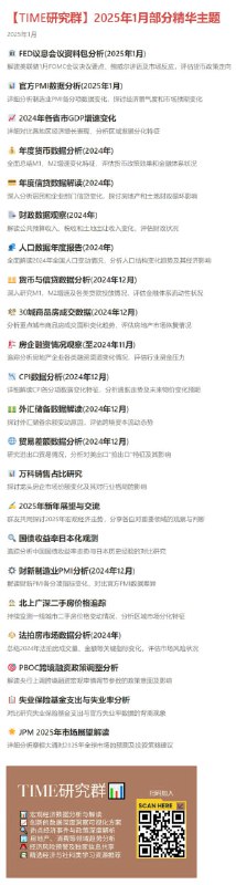 1月研究群与报告库中分享的部分精华主题与报告1月研究群与报告库中分享的部分精华主题与报告