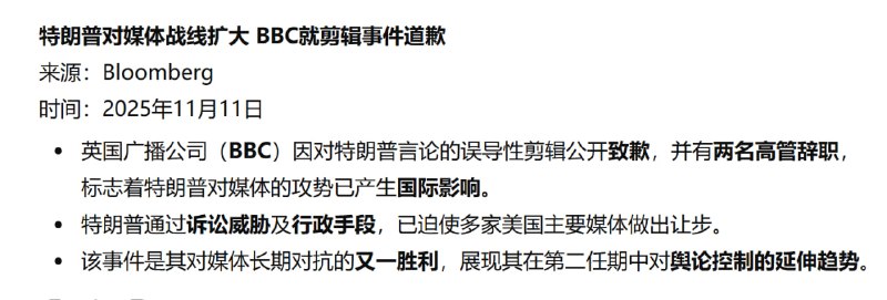 懂王开展国际媒体专项整治行动